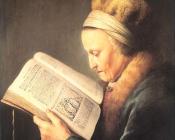 格里特 道 : Old Woman Reading